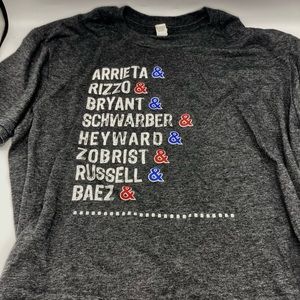 Chicago Cubs baseball tee XL